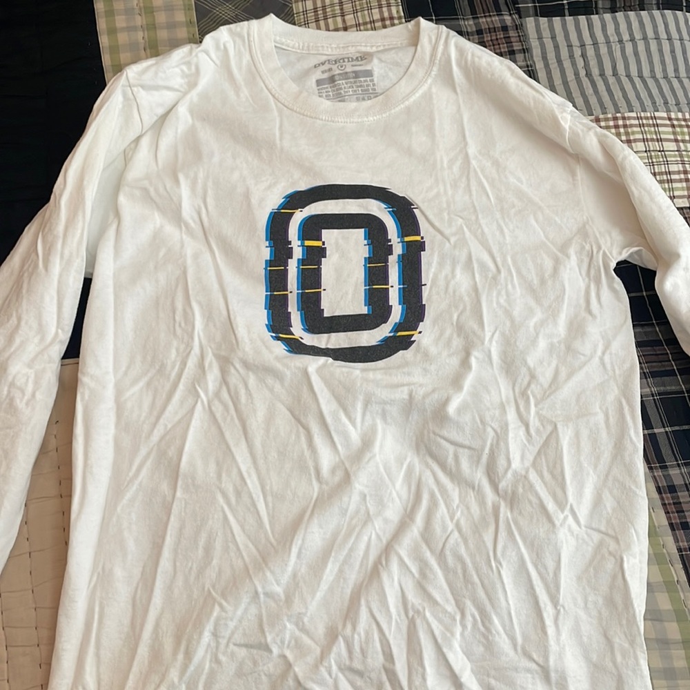 OVERTIME white long sleeve